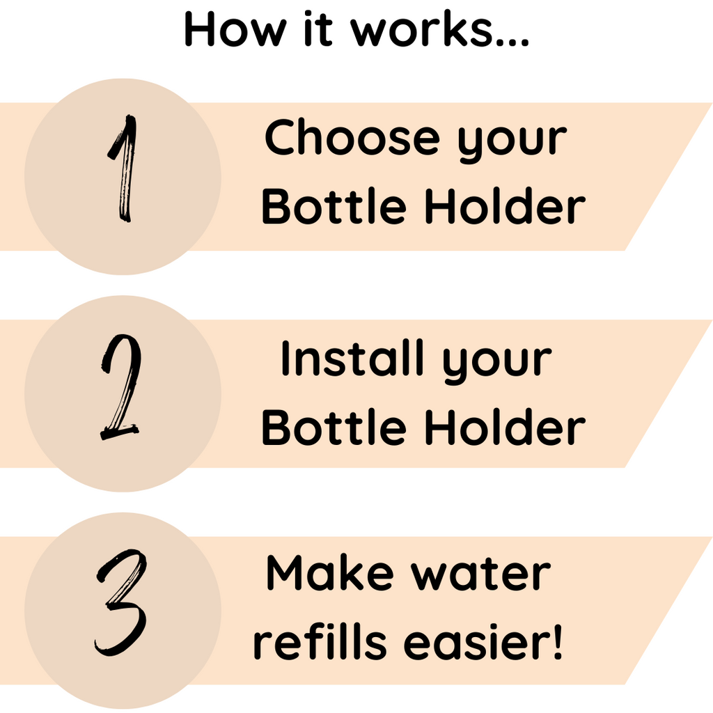 Cage Mounting Kit for Guinea Pig & Rabbit Water Bottle Holder – Pastel Blue | Made in Britain