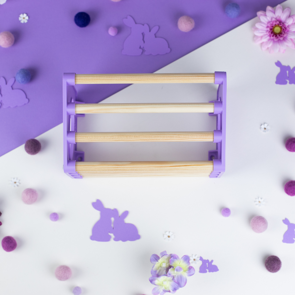 Guinea Pig & Rabbit Hay Rack – Pastel Purple | Made in Britain