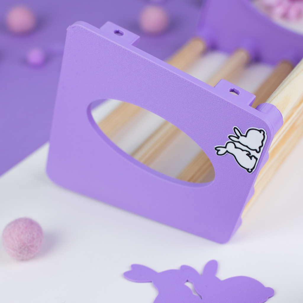 Guinea Pig & Rabbit Hay Rack – Pastel Purple | Made in Britain
