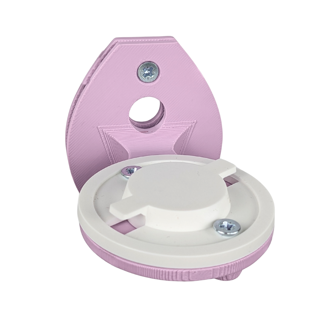 Tapo Camera Cage Mount for Guinea Pigs & Small Pets – Pastel Pink | Made in Britain