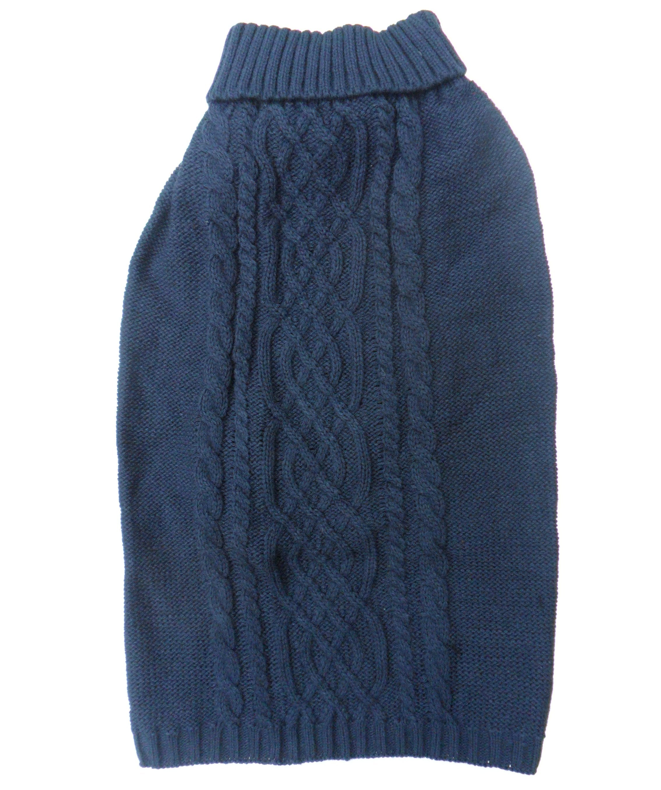 Cable Knit Dog Jumper Sweater